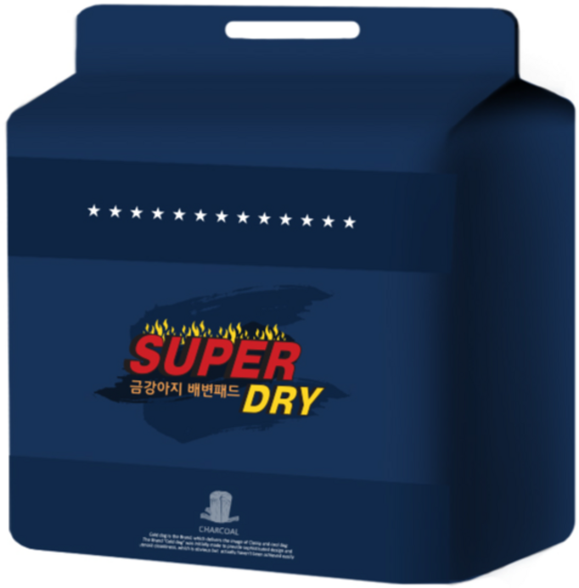 페슬러금강아지 슈퍼드라이 애견 배변패드 시트러스 레몬 & 숯향, 50개입, 1개