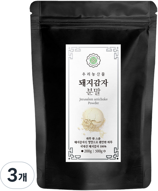 성보식품 돼지감자분말 국내산, 200g, 3개
