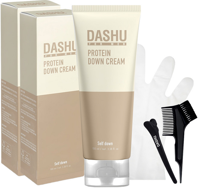 다슈 포 맨 단백질 다운 크림, 100ml, 2개