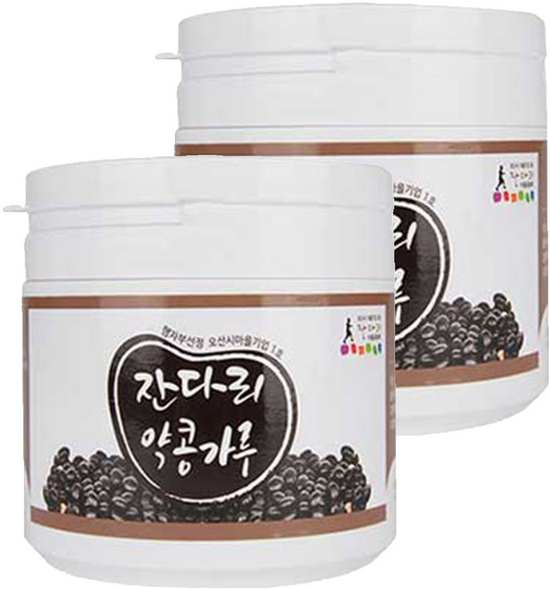 잔다리 볶은 약콩가루, 2개, 180g