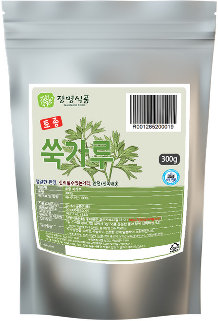 장명식품 토종 쑥가루, 300g, 1개