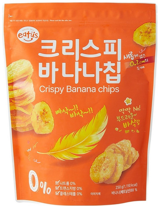 이더스 크리스피 바나나칩, 250g, 1개