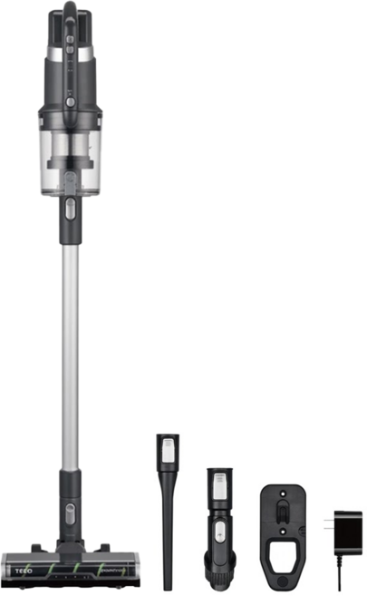 TECO 東元 手持無線吸塵器 LED高清照明/六重過濾/無刷馬達 XJ1911CB, 深灰色