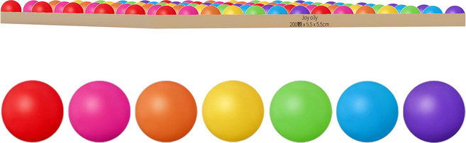Joyoli 球池球, 200顆, 多色