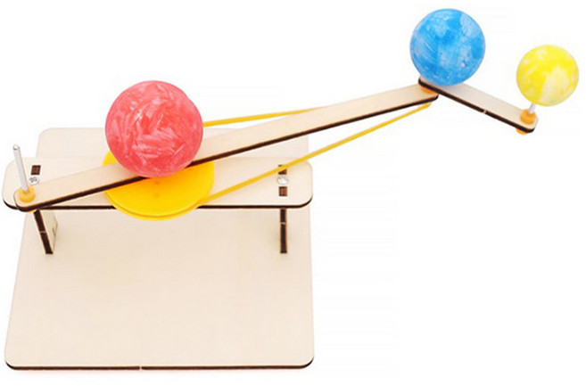 티처스 STEAM 삼구의 지구와 달의 운동모형 R-21, 1개