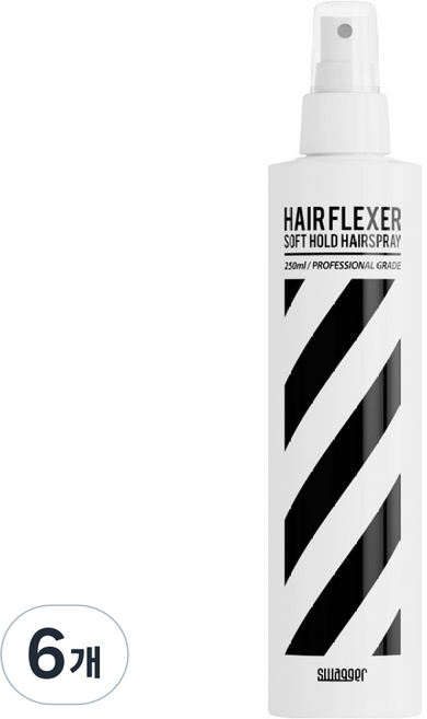 스웨거 헤어 플렉서 소프트 스프레이, 6개, 250ml