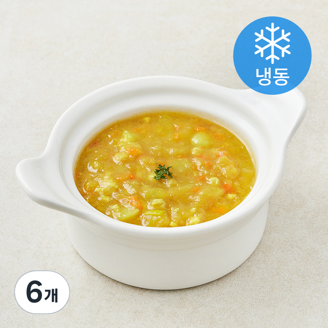푸드트리 애찬만찬 치킨커리 덮밥소스 (냉동), 170g, 6개