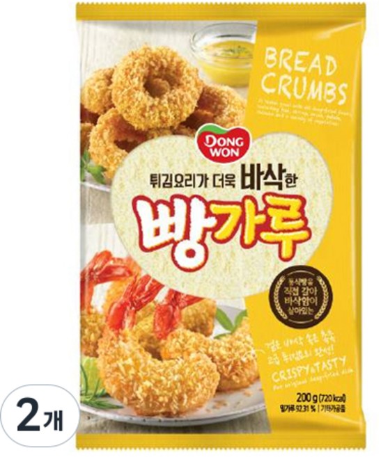 동원 빵가루, 2개, 200g
