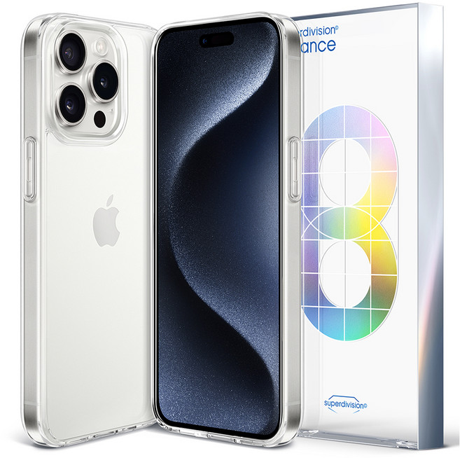 슈퍼디비전 퓨어 클리어 휴대폰 케이스