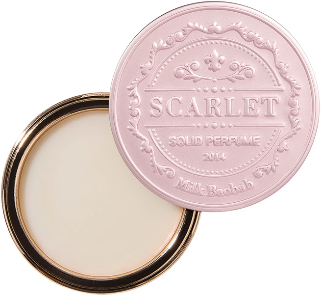 밀크바오밥 헤어 앤 바디 솔리드 퍼퓸 스칼렛 다마스크로즈 생장미향, 8g, 1개 - 쿠팡