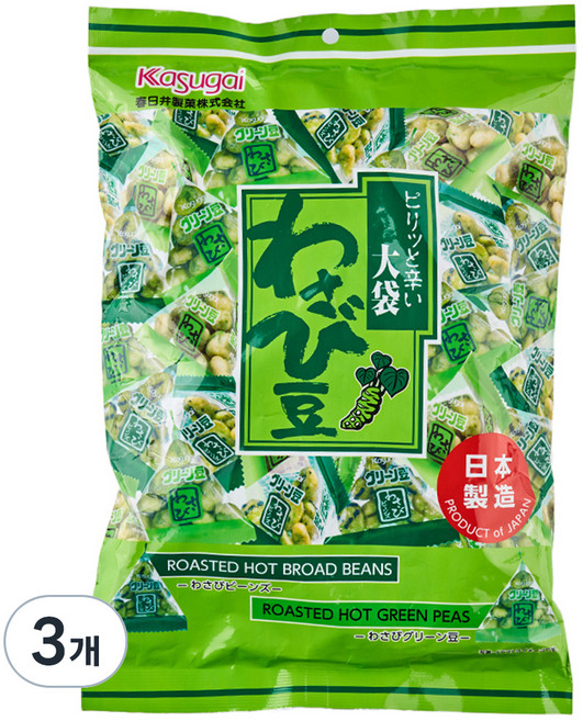 카수가이 오부쿠로 와사비맛 마메, 227g, 3개