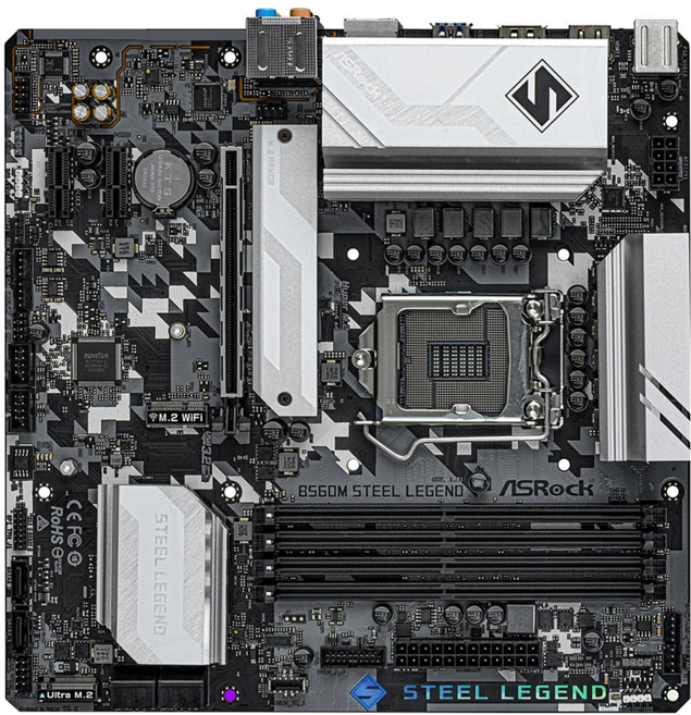 ASRock 華擎 STEEL LEGEND 主機板, B560M, 1個