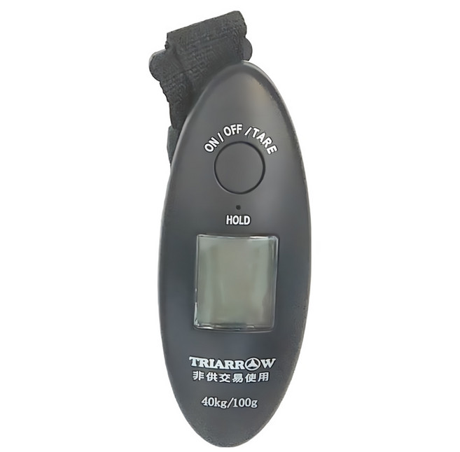 TRIARROW 三箭牌 迷你手提電子行李秤, 40kg, 黑色, BEB-A15