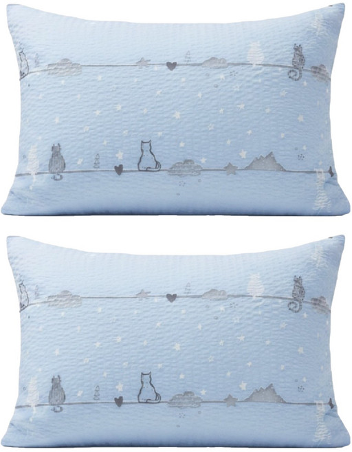 g BEDDING 泡泡紗夏季涼枕套 2入