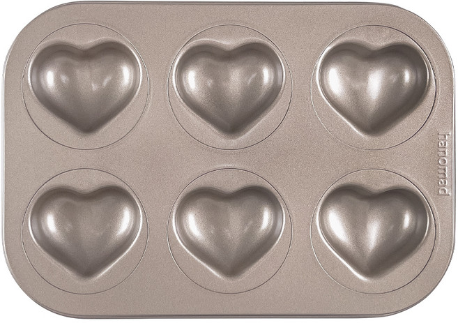 아노마드 통통하트 마들렌틀 팬 6구, 1개