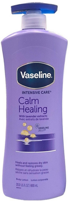 Vaseline 凡士林 舒緩修護乳液, 600ml, 1瓶