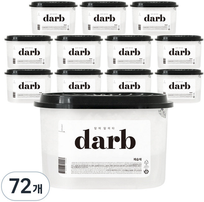 답이답이다 제습제 본품, 520ml, 72개