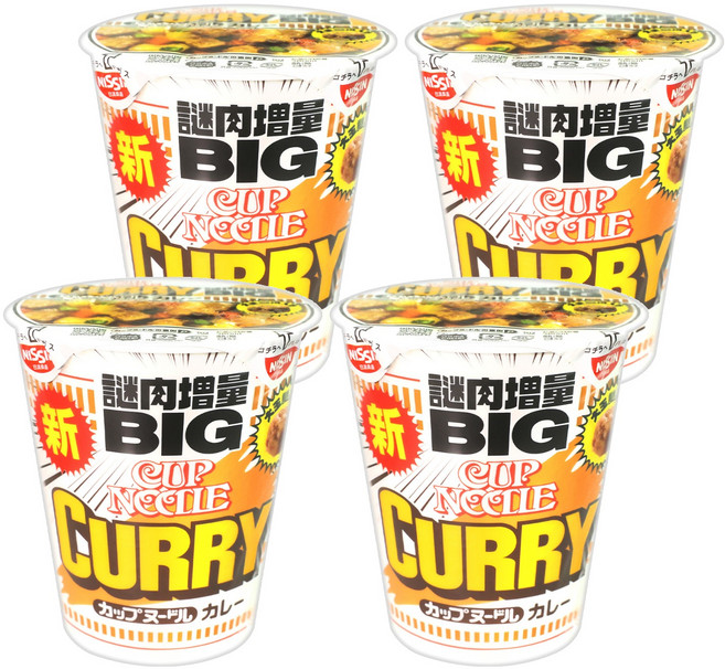 NISSIN 日清 CUP NOODLE 合味道 BIG杯麵, 4入