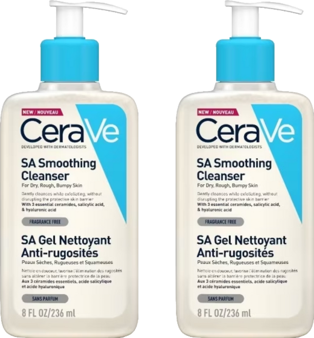 CeraVe 適樂膚 水楊酸煥膚淨嫩潔膚露, 236ml, 2瓶