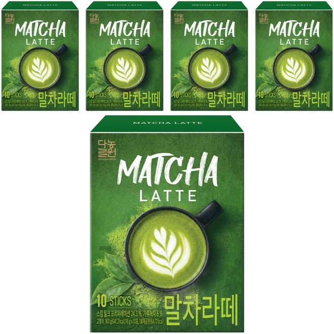 다농원 말차라떼, 5개, 10개입, 16g