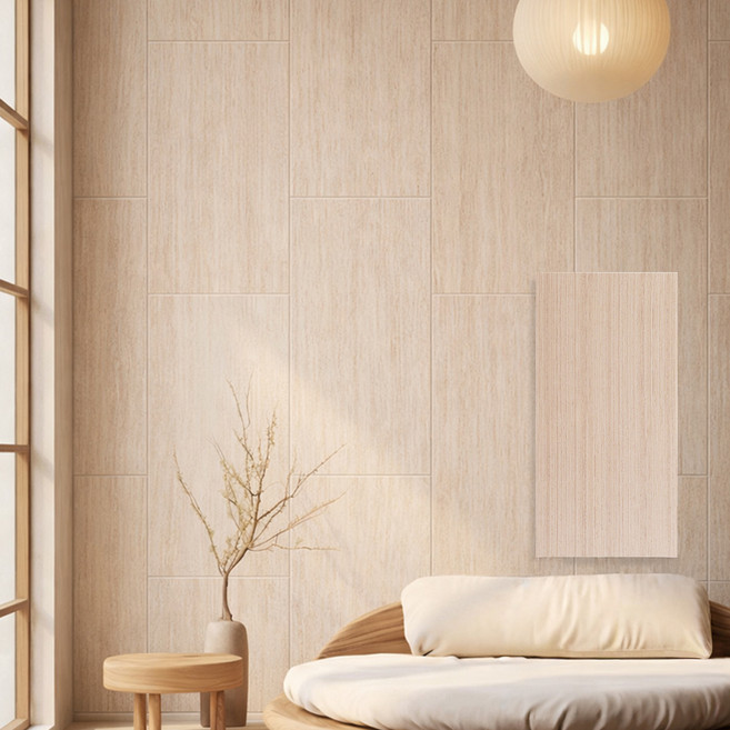 Onareum 自黏式木紋貼紙 木紋傢俱翻新壁紙 10入, 暖米色木紋