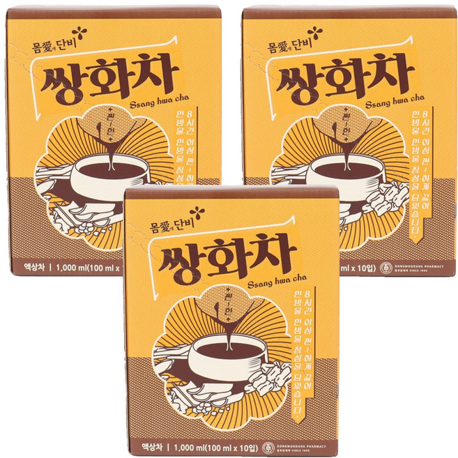 동우당 몸애단비 쌍화차, 100ml, 10개입, 3개