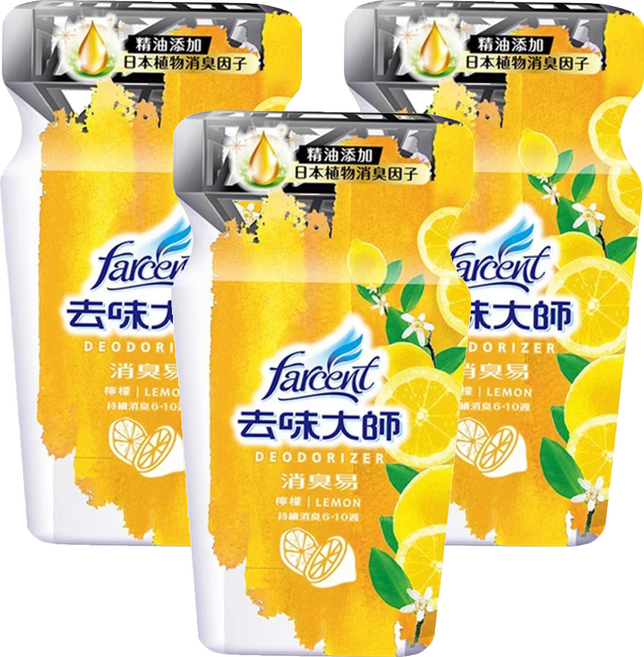 farcent 花仙子 去味大師 消臭易, 350ml, 3瓶