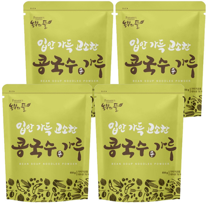 FARMER'S GARDEN 豆漿麵料理粉, 850g, 4個