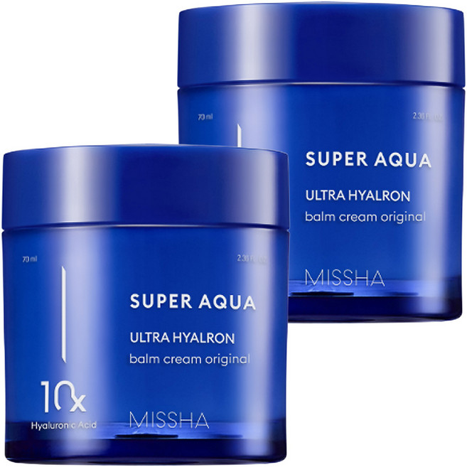 미샤 수퍼 아쿠아 울트라 히알론 밤크림 오리지널, 70ml, 2개