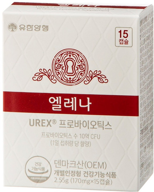 엘레나 유렉스 프로바이오틱스 유산균, 15정, 1개