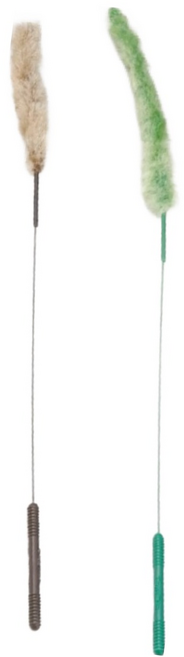 CattyMan 靈動逗貓棒 貓用, 綠色 + 褐色, 2支