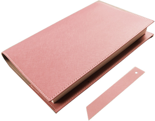 아바 사피아노 일반형 북커버 XL, 베이비 핑크(북커버), 랜덤발송(북마크), 1개