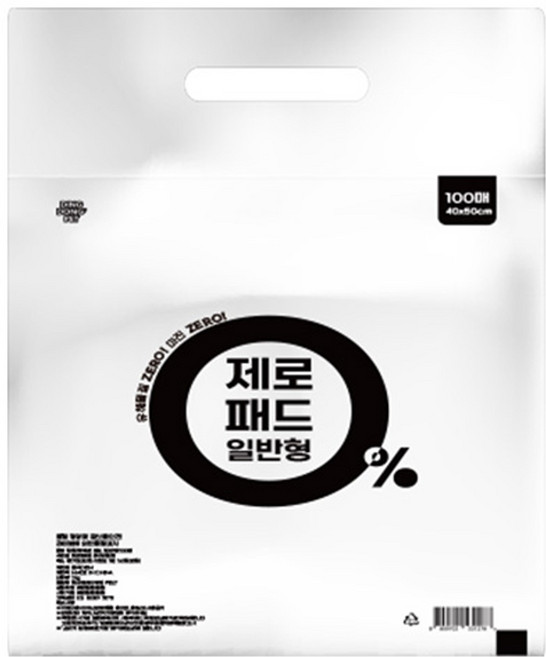 딩동펫 반려동물 제로 배변패드 무향, 100개입, 1개
