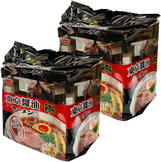 에이스쿡 하늘처럼 동경식 쇼유라면 89g, 8개