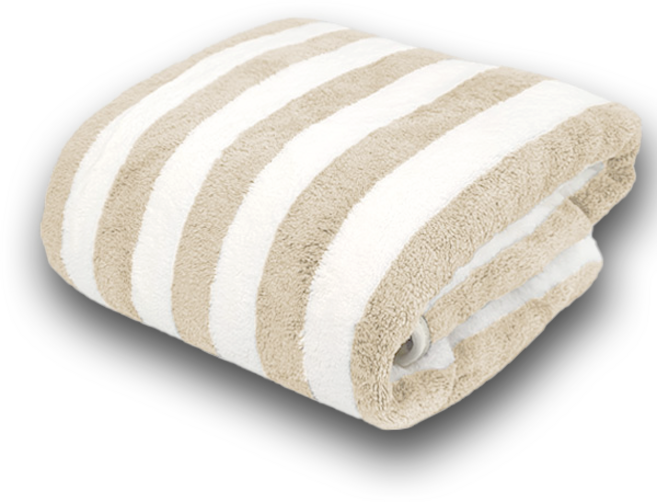 원이네 스트라이프 소프트 샤워타월 300g 코랄벨벳, 베이지, 1개
