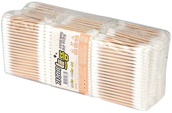 가성비으뜸 프리미엄 절약형 멸균 우드 면봉, 100개입, 12개