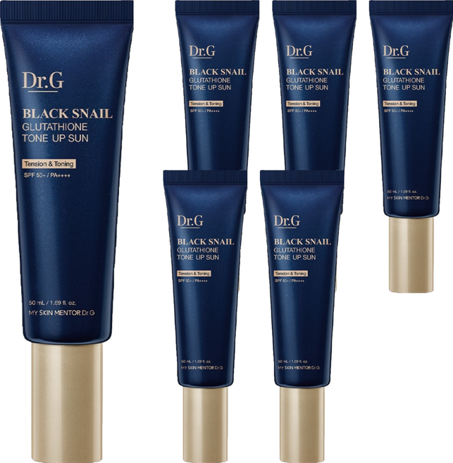 Dr.G 黑蝸牛穀胱甘肽提亮防曬霜 SPF50+ PA++++, 50ml, 6個