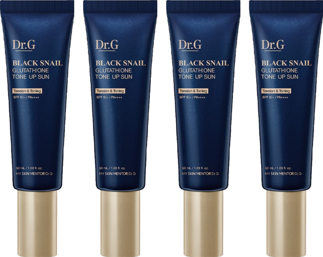 Dr.G 黑蝸牛穀胱甘肽提亮防曬霜 SPF50+ PA++++, 50ml, 4個
