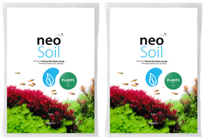 아쿠아리오 네오 컴팩트 소일 플랜츠 3mm, 3L, 2개