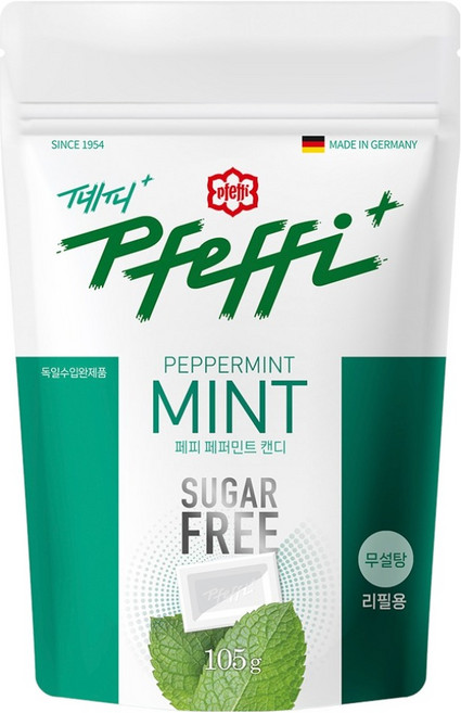페피 무설탕 민트 캔디, 105g, 1개