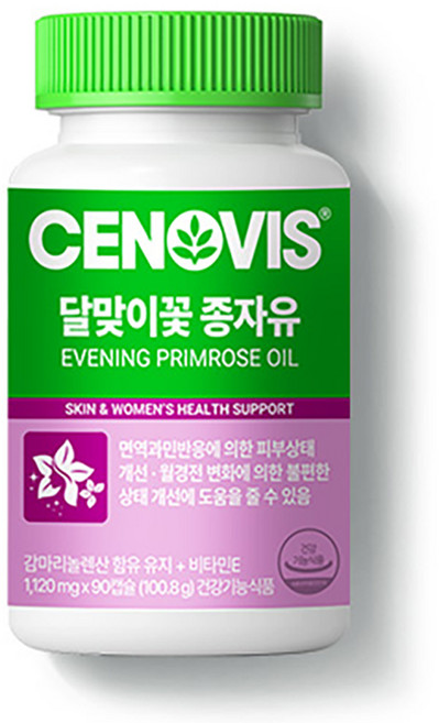 세노비스 달맞이꽃 종자유, 90정, 1개