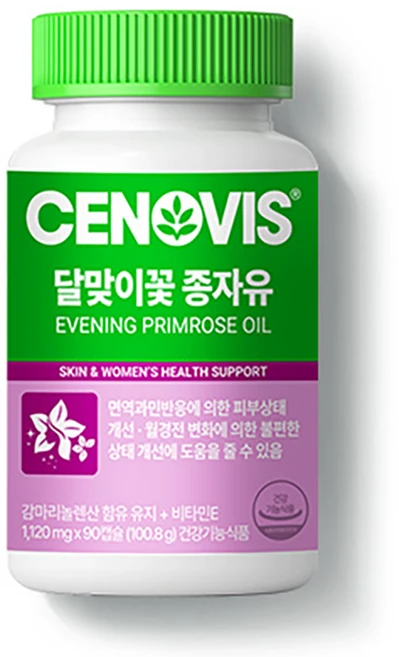 세노비스 달맞이꽃 종자유, 90정, 1개 - 쿠팡