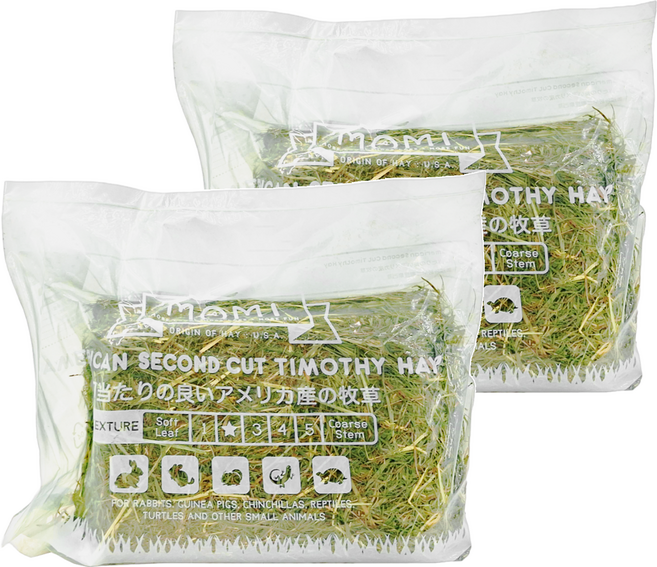 momi 摩米 特級提摩西草 二割, 2.5kg, 2袋