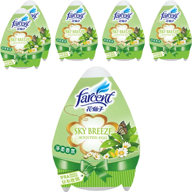 farcent 花仙子 好心情香氛蛋, 120g, 6個, 淨柔香