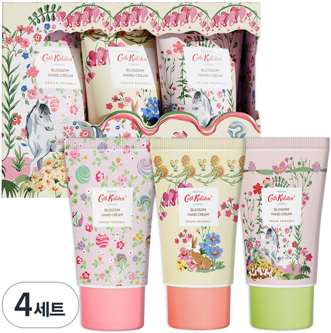 캐스키드슨 블라썸 핸드크림 30ml 트리오 핸드케어 세트, 4세트