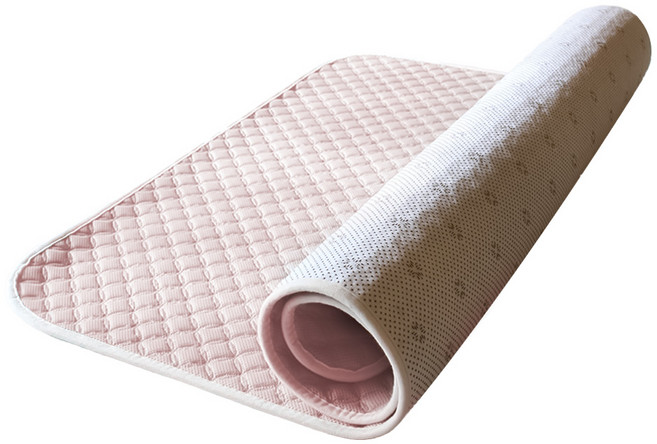 초코펫하우스 고양이 반영구 스크래쳐 매트 냥이 행복 카페트, 핑크, 1개