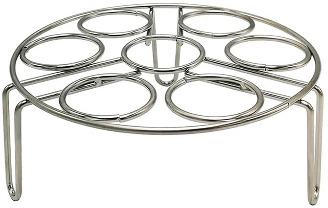 milomix 美樂美事 304不鏽鋼蒸蛋架 穩固耐用 多功能廚房配件, 1個