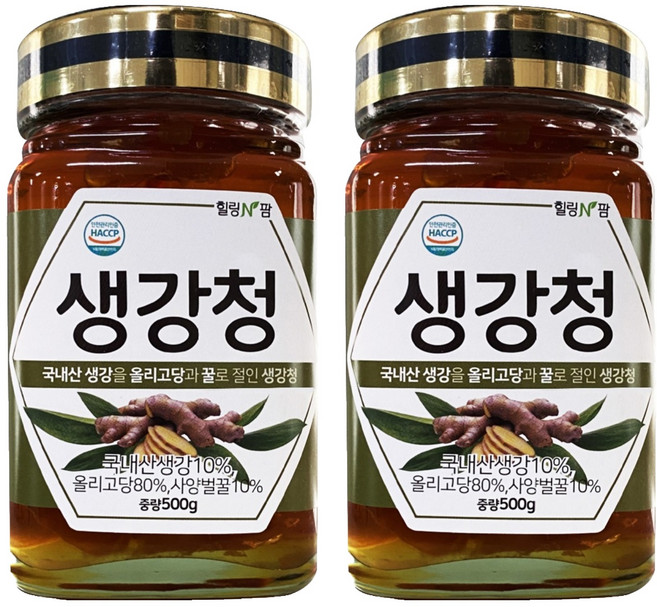 힐링앤팜 생강청, 500g, 1개입, 2개