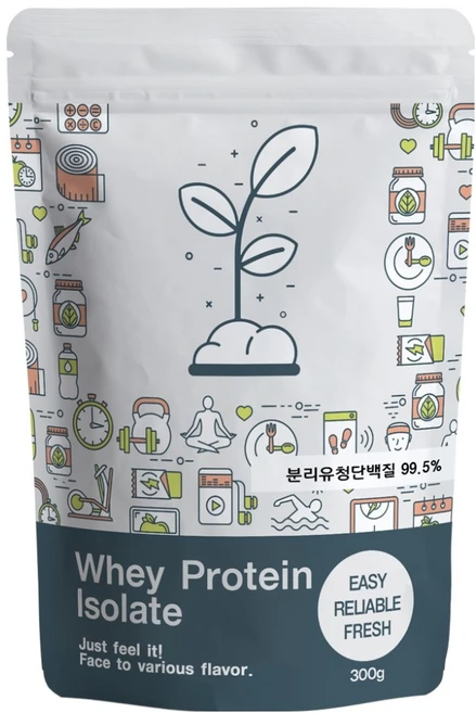 푸른빈 WPI 분리 유청단백 분말 가루, 300g, 1개 - 쿠팡