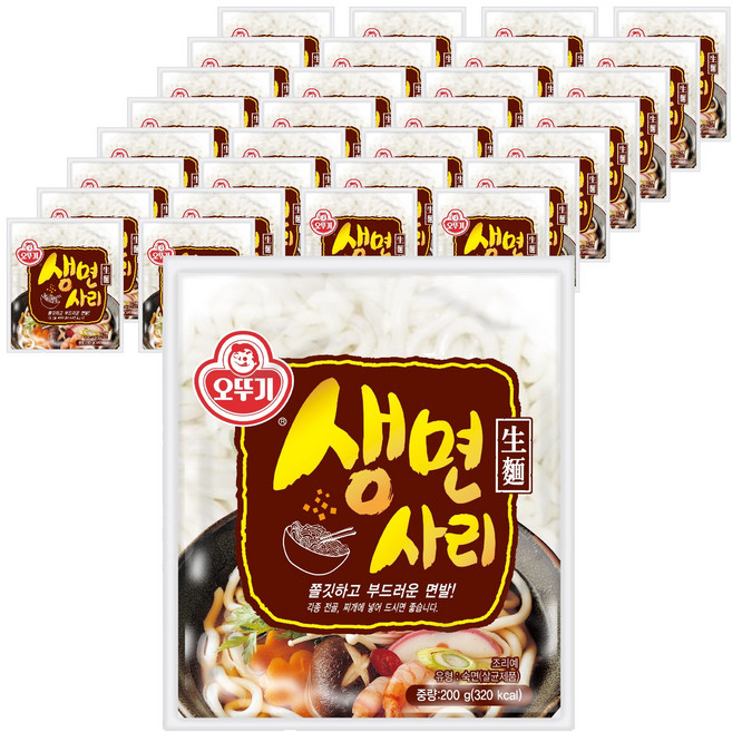 오뚜기 생면 사리, 200g, 50개